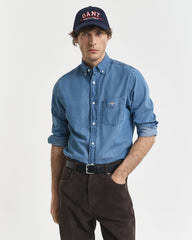 Indigo Shirt in Semi Light Blue