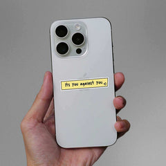 Its You Against You Sticker - Stickers | STICK IT UP
