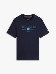 Jersey Logo Tee in Navy