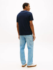 Jersey Logo Tee in Navy