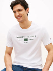 Jersey Logo Tee in White