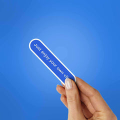 Just Enjoy Your Own Vibe Sticker - Stickers | STICK IT UP