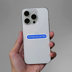 Just Enjoy Your Own Vibe Sticker - Stickers | STICK IT UP