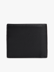 Leather Bifold Card Wallet in Black
