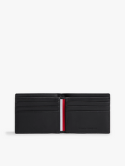 Leather Bifold Card Wallet in Black