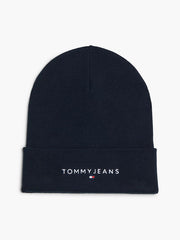 Logo Beanie Hat in Dark Navy