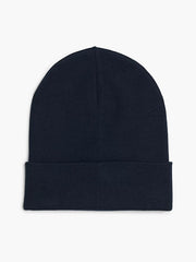 Logo Beanie Hat in Dark Navy