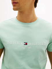 Logo Embroidery T-Shirt in Mint