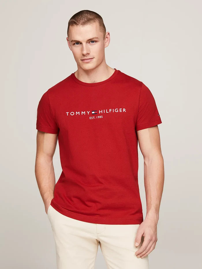 Logo Embroidery Tee in Magma