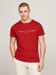 Logo Embroidery Tee in Magma