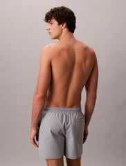 Medium Drawstring Swim Shorts in Grey