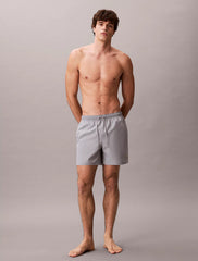 Medium Drawstring Swim Shorts in Grey