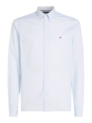 Micro Print Slim Fit Shirt in White