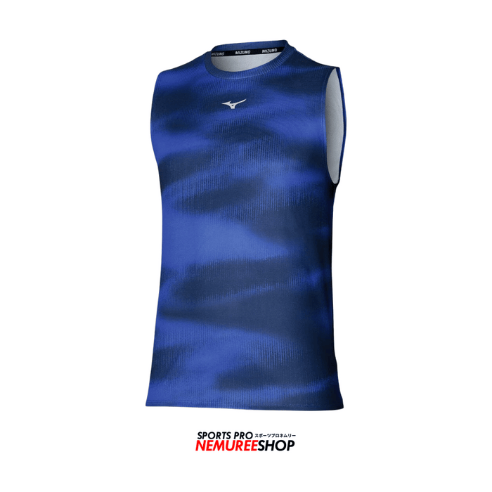 MIZUNO Apparel CORE GRAPHIC SLEEVELESS (REFLEX BLUE) - Nemuree Shop - Online Sports Store