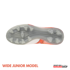 MIZUNO Football Shoes ALPHA 3 SELECT JR WIDE (WHITE/LAVA ORANGE/EVENING PRIMROSE)