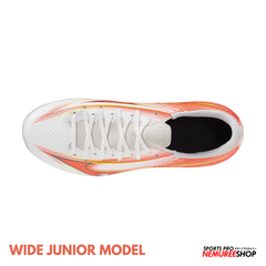 MIZUNO Football Shoes ALPHA 3 SELECT JR WIDE (WHITE/LAVA ORANGE/EVENING PRIMROSE)