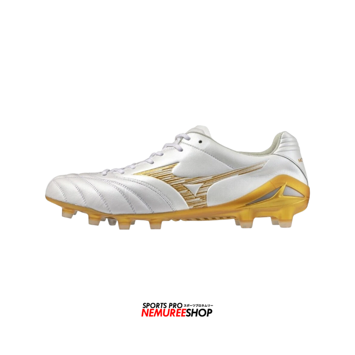 MIZUNO Football Shoes MONARCIDA NEO 3 ELITE (WHITE / GOLD) - Nemuree Shop - Online Sports Store