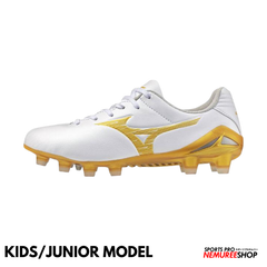 MIZUNO Football Shoes MONARCIDA NEO 3 PRO JR (WHITE / MP GOLD) - Nemuree Shop - Online Sports Store
