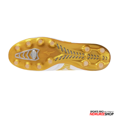 MIZUNO Football Shoes MONARCIDA NEO 3 PRO (WHITE / GOLD) - Nemuree Shop - Online Sports Store