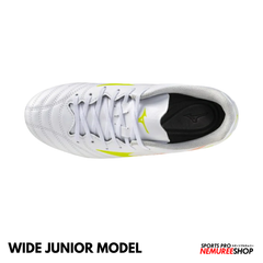 MIZUNO Football Shoes MONARCIDA NEO 3 SELECT JR WIDE (WHITE/EVENING PRIMROSE/LAVA ORANGE)