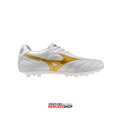 MIZUNO Football Shoes MORELIA 2 ELITE AG (WHITE / GOLD) - Nemuree Shop - Online Sports Store