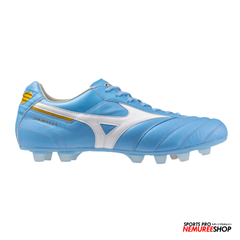 MIZUNO Football Shoes MORELIA 2 ELITE (CELESTE / WHITE / MP GOLD) - Nemuree Shop - Online Sports Store