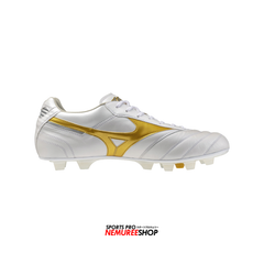 MIZUNO Football Shoes MORELIA 2 ELITE (WHITE / GOLD) - Nemuree Shop - Online Sports Store