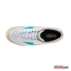 MIZUNO Futsal Shoes MORELIA SALA ELITE IN (WHITE / ARCADIA / LAVA ORANGE)