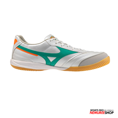 MIZUNO Futsal Shoes MORELIA SALA PRO IN (WHITE/ARCADIA/LAVA ORANGE)