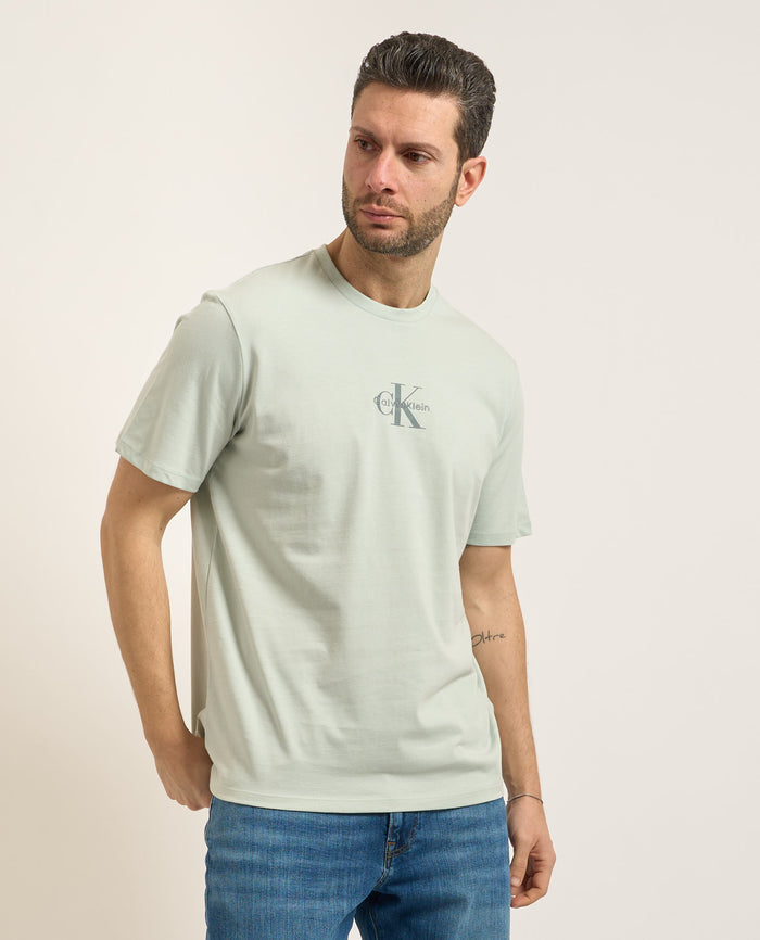 Monogram Logo Tee in Pale Meadow