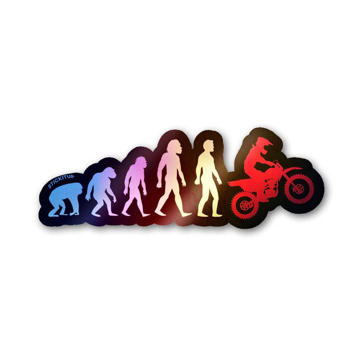 Moto Evolution Holographic Stickers - Holographic stickers | STICK IT UP
