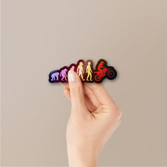Moto Evolution Holographic Stickers - Holographic stickers | STICK IT UP