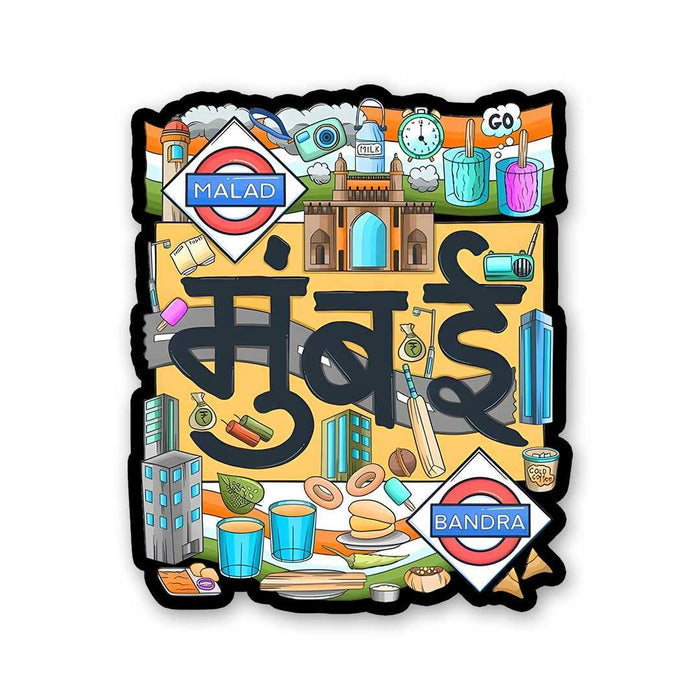 Mumbai 1.0 Sticker - Stickers | STICK IT UP