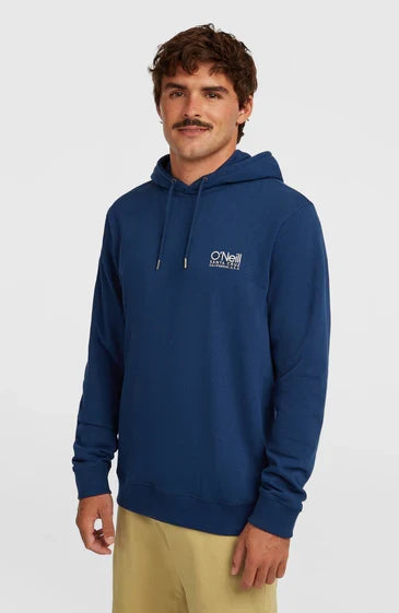 O'Neill blue hoodie for watersports, featuring chest logo, ideal for surf & paddleboard gear at Boardworx Whitstable