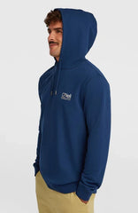 O'Neill blue hoodie with logo, watersports apparel for Whitstable surfers
