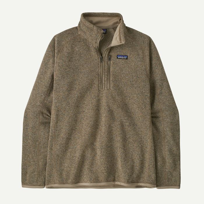 PATAGONIA BETTER SWEATER 1/4 ZIP SEABIRD GREY W/ SEABIRD GREY MENS FLEECE