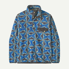 PATAGONIA LIGHTWEIGHT SYNCHILLA SNAP-T PULLOVER DEEP FREEZE: FORGE GREY MENS FLEECE