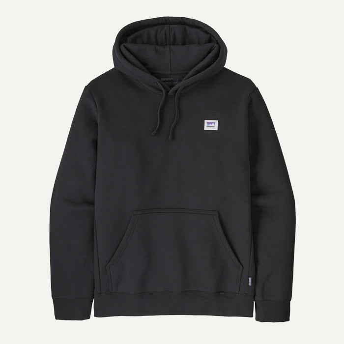 PATAGONIA SHOP STICKER UPRISAL HOODY BLACK MENS HOODIE