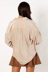 Cadence Long Sleeve Top - Cream