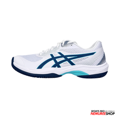 ASICS PickleBall Shoes GAME FF PICKLEBALL (WHITE/MARKO BLUE) - Nemuree Shop - Online Sports Store