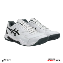 ASICS PickleBall Shoes GEL - DEDICATE 8 PICKLEBALL (WHITE/GUNMETAL) - Nemuree Shop - Online Sports Store
