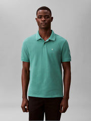 Piqué Polo in Wild Green