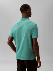 Piqué Polo in Wild Green
