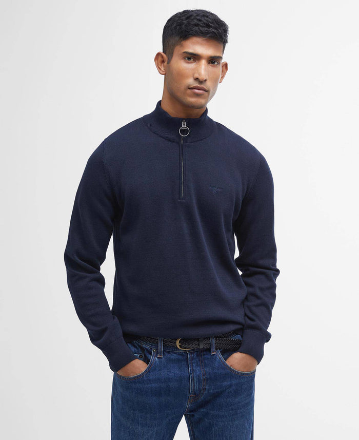 Quarter-Zip Jumper in Navy