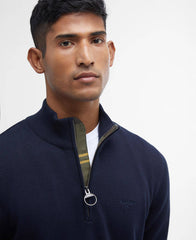 Quarter-Zip Jumper in Navy