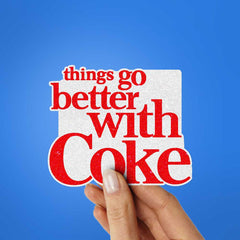 Refreshing Cola Fizz Glitter Sticker - Glitter Stickers | STICK IT UP