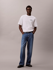 Relaxed Script Logo T-shirt in White