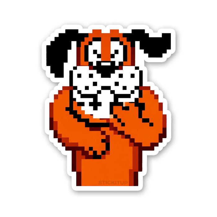 Retro Duck Shooter Sticker - Stickers | STICK IT UP