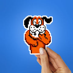 Retro Duck Shooter Sticker - Stickers | STICK IT UP