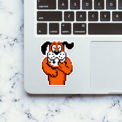 Retro Duck Shooter Sticker - Stickers | STICK IT UP